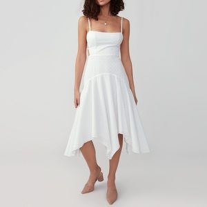 Fame and Partners Scoop Neck Open Back Dress